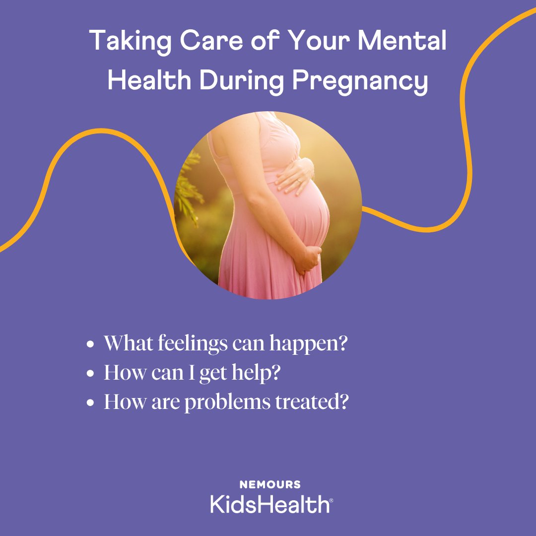 Nemours's tweet image. When you're #pregnant, it's important to care for your body. Your mind needs attention as well. To mark International Self-Care Day, find ways to manage #stress, ask for help, and feel more supported during pregnancy: bit.ly/3N26b4p