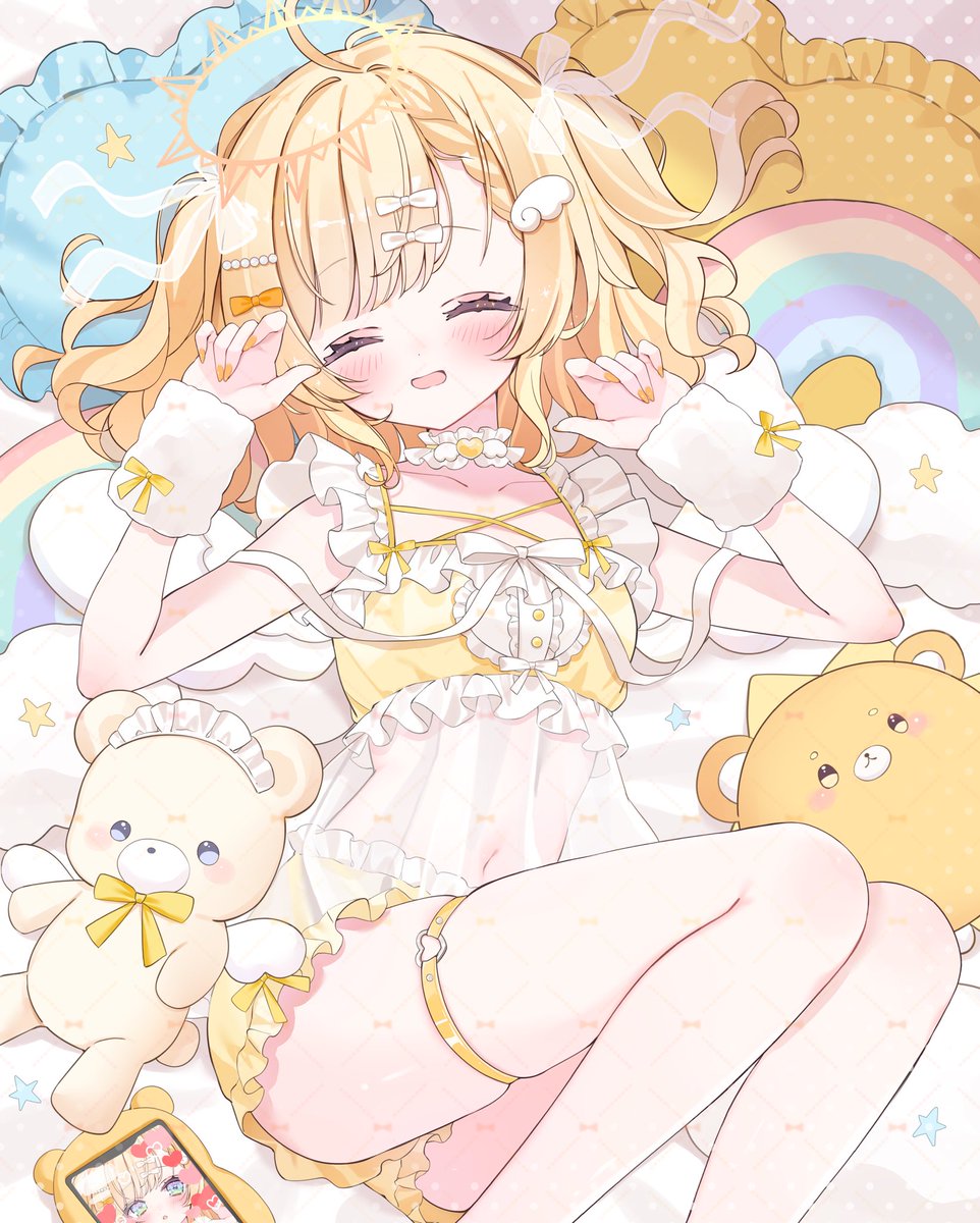 ｡ﾟﾟ･｡･ﾟﾟ｡
ﾟ。  差分公開
　ﾟ･｡･ﾟ

╭━━━━━━━━━━━━╮
　いっしょにねよぉ？
╰━━━━━ｖ━━━━━━╯