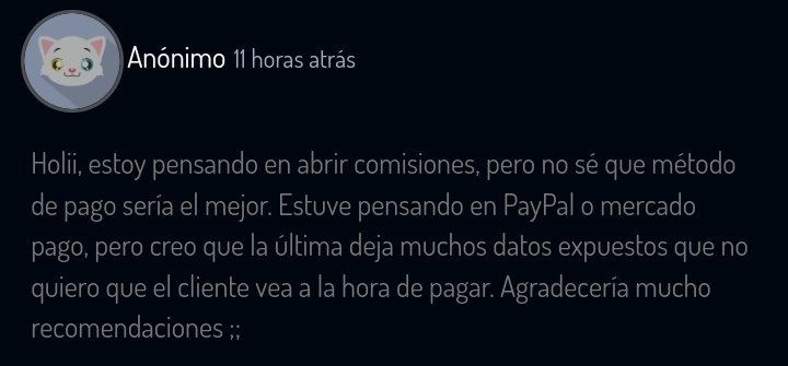 cc_artwt's tweet image. Mp es mejor, paypal no lo recomiendo para tener dinero ya que hay varios casos de artistas donde les cierran la cuenta o se quedan con su dinero sin explicación 💔
- 🐿