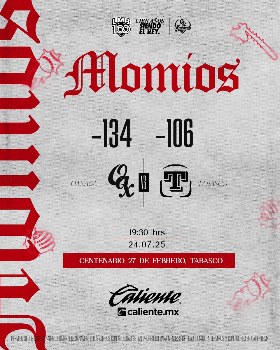 GuerrerosOax's tweet image. Momios del juego 3🤜🏼🤛🏼
Apuesta aquí: sports.caliente.mx/es_MX/t/32354/…
#SomosGuerreros⚔️