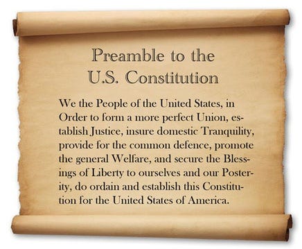 RealDroppinGems's tweet image. So many of us easily forget. There's a preamble. Take a moment to refresh your memory. Ask yourself how we have scored. With either party.
"We the People of the United States, in Order to form a more perfect Union, establish Justice, insure domestic Tranquility, provide for…
