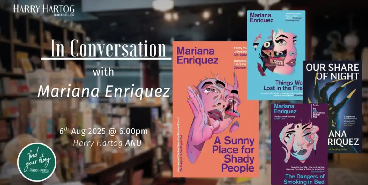 ANU SLLL (@anuslll) on Twitter photo In collaboration with SLLL, the Spanish Studies Program and AILASA, International Booker Prize shortlisted author Mariana Enriquez will be in conversation with Dr. <a href="/FabricioTocco/">Fabricio Tocco 💚🧡</a> on her latest collection of short stories.
Registration essential: tinyurl.com/5fh7mtta In collaboration with SLLL, the Spanish Studies Program and AILASA, International Booker Prize shortlisted author Mariana Enriquez will be in conversation with Dr. <a href="/FabricioTocco/">Fabricio Tocco 💚🧡</a> on her latest collection of short stories.
Registration essential: tinyurl.com/5fh7mtta