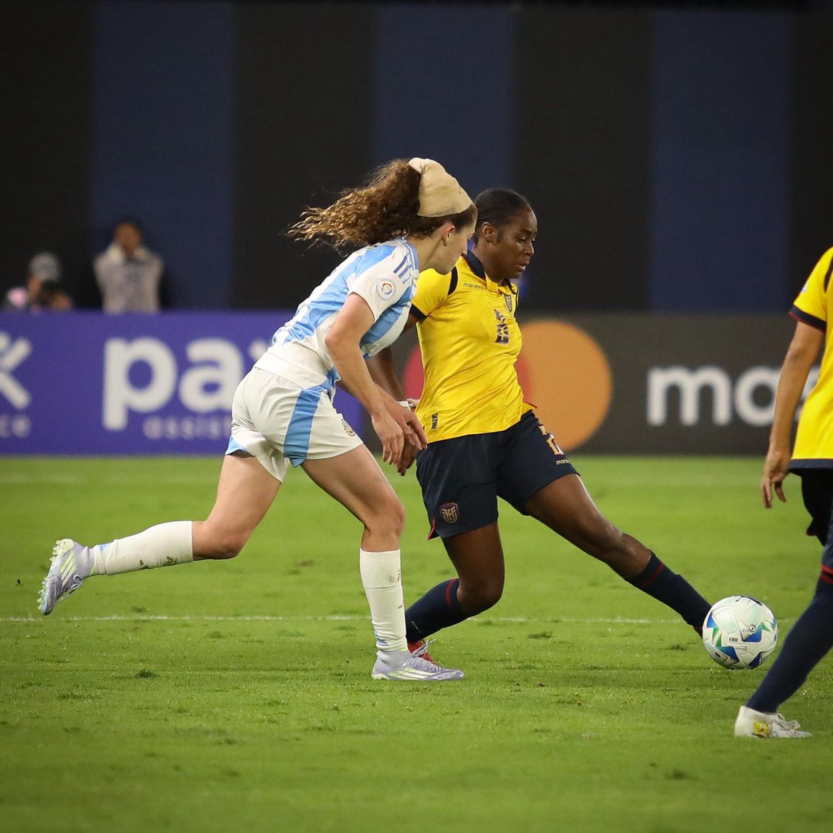 LaTri's tweet image. ⏱ 85&apos; | 🇪🇨0️⃣-2️⃣🇦🇷

• #EcuadorArgentina • #CopaAméricaFEM •