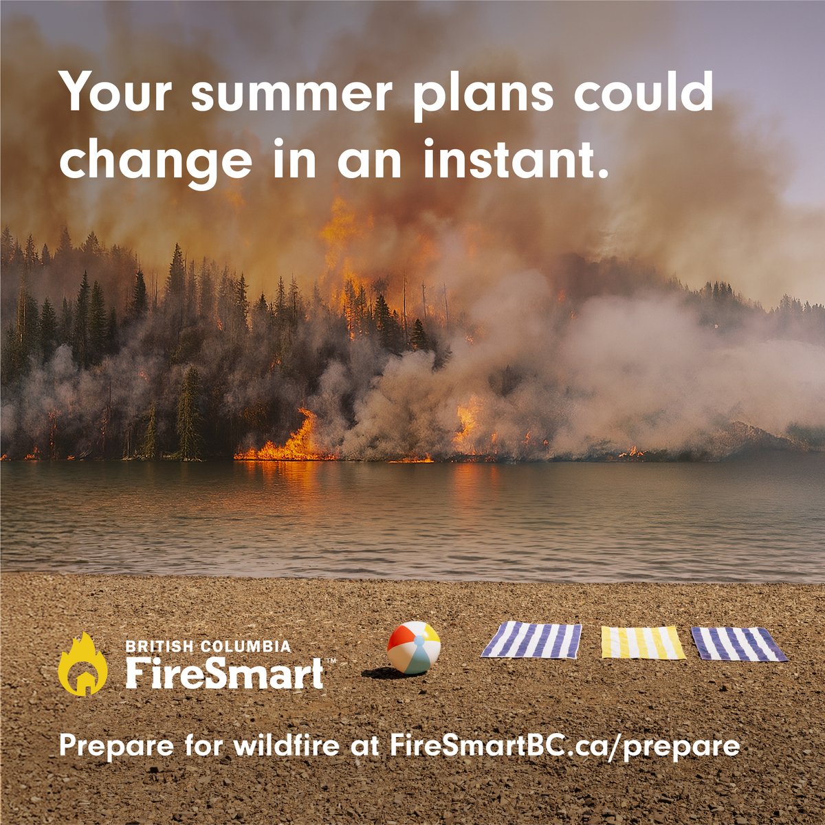 BCFireSmart's tweet image. An evacuation plan should be part of your summer plans.
It’s important to be ready for wildfires.
✅ Build your grab-and-go bag
✅ Follow the Emergency Wildfire Preparedness Checklist
✅ Complete FireSmart actions at firesmartbc.ca/prepare/