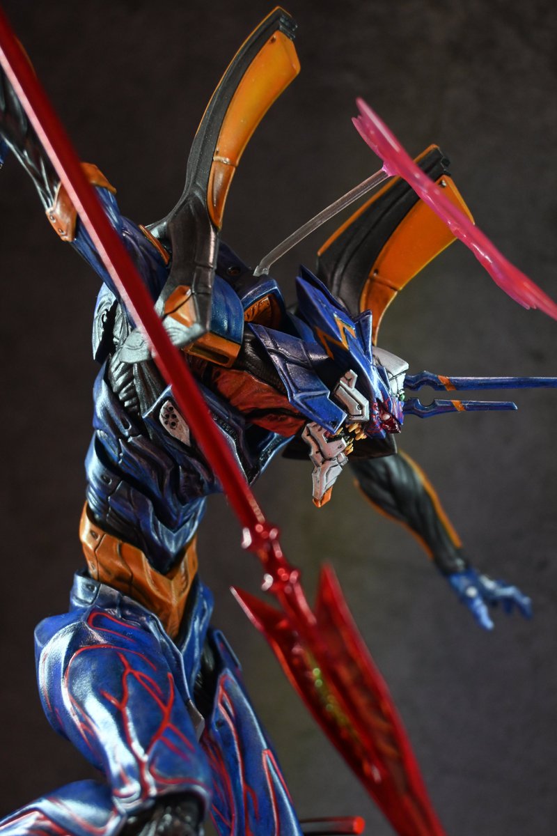 shintarofantom's tweet image. 遂に塗装見本品完成致しました!今回は今までで一番時間が掛かった力作。平地さんの仕上げの技術が豊富に投入されています。是非7ホール「エヴァワンフェス特設ブース」にてご覧ください。
#wf2025s #ワンフェス2025夏 #エヴァンゲリオン #エヴァワンフェス @hirachi75