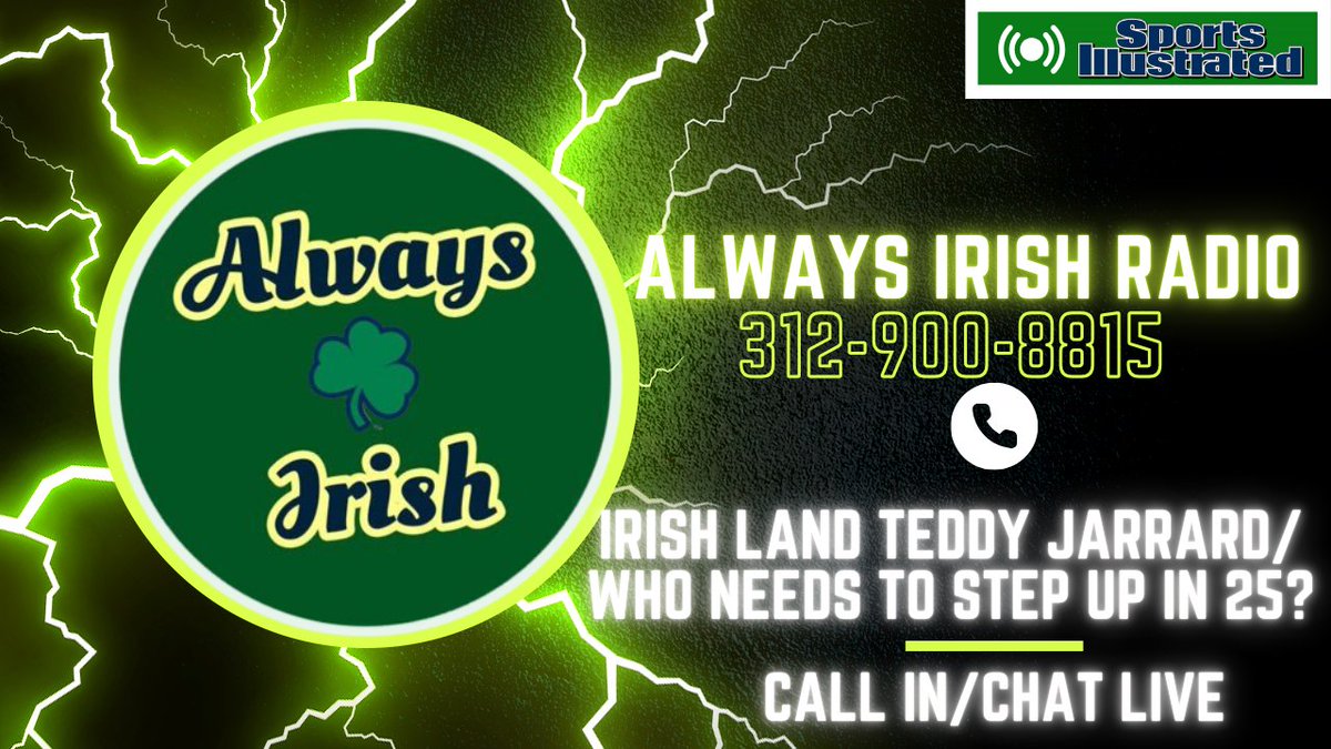 AlwaysIrishINC's tweet image. ☘️#NotreDame Call in/Chat LIVE☘️
✅fri 9amCT
✅312-900-8815
⬇️
youtube.com/live/BxSd-pTWu…