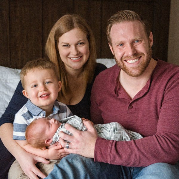 GoRedForWomen's tweet image. Cameron Schammert was 13-days old when his heart stopped. With instructions from a 911 dispatcher, his mom and dad saved his life.
The dispatcher explained how to properly do infant chest compressions, using two fingers in the center of the chest, about a half-inch below the…
