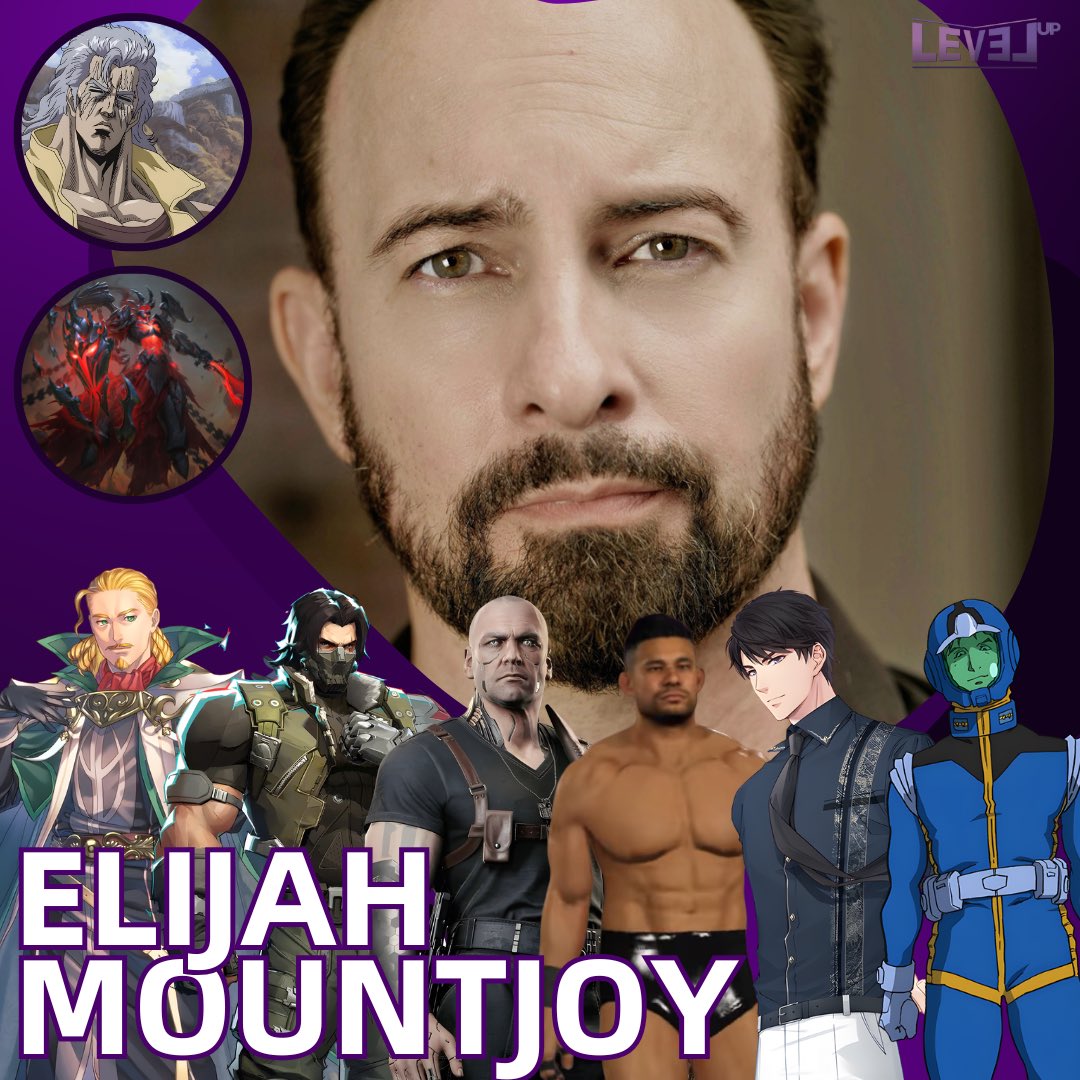 LevelUpVO's tweet image. Client announcement welcome @EliahMountjoy. We are proud to welcome the voice of #WinterSolider in the hit game #MarvelRivals to our roster. #Cyberpunk2077PhantomLiberty #CallofDuty #Spiderman2 and so many more. Tag the cons you would like to see him at below.