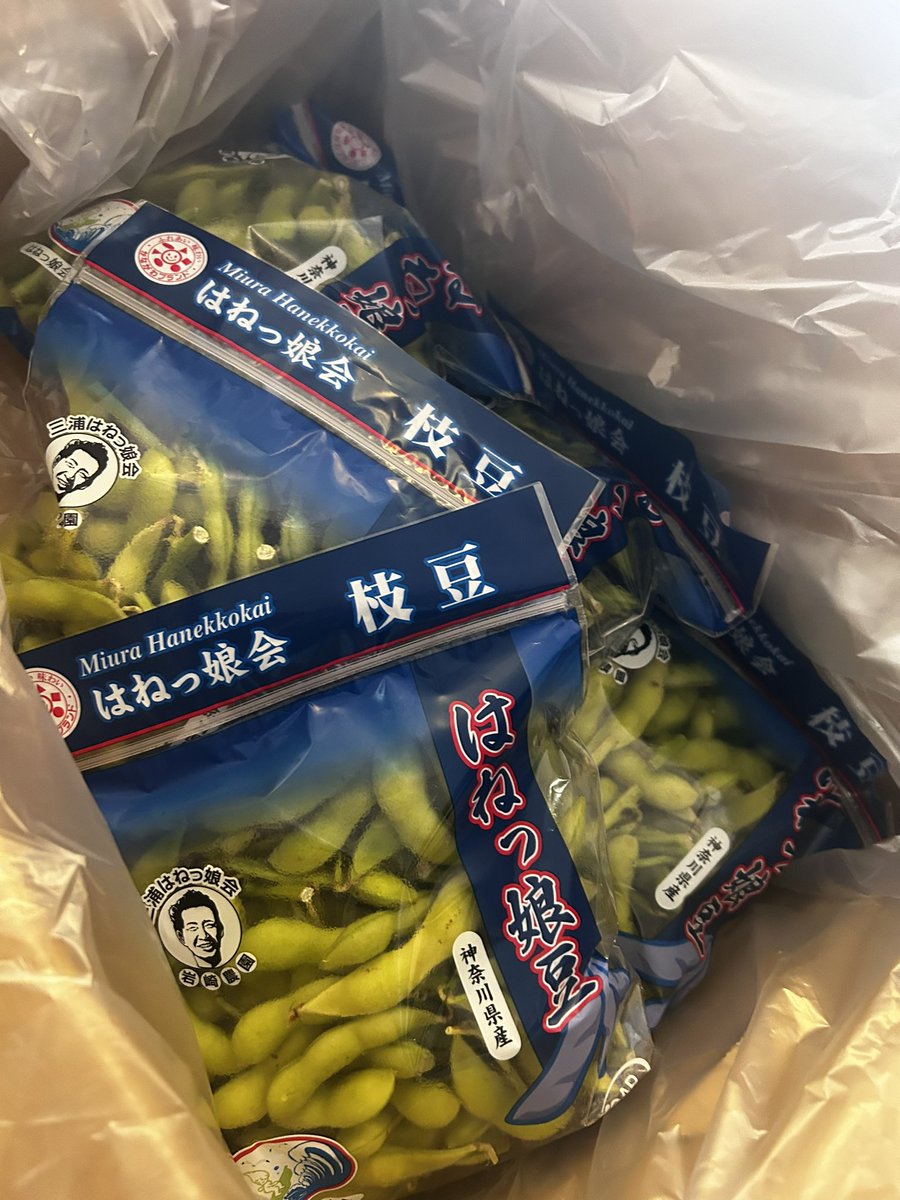 aiootoku23511's tweet image. 前に実家で食べて美味しかった岩崎ファームさんのはねっ娘枝豆が忘れられず!!
ついにお取り寄せしてしまった🤣✨✨
美味しい!本当に美味しい!!