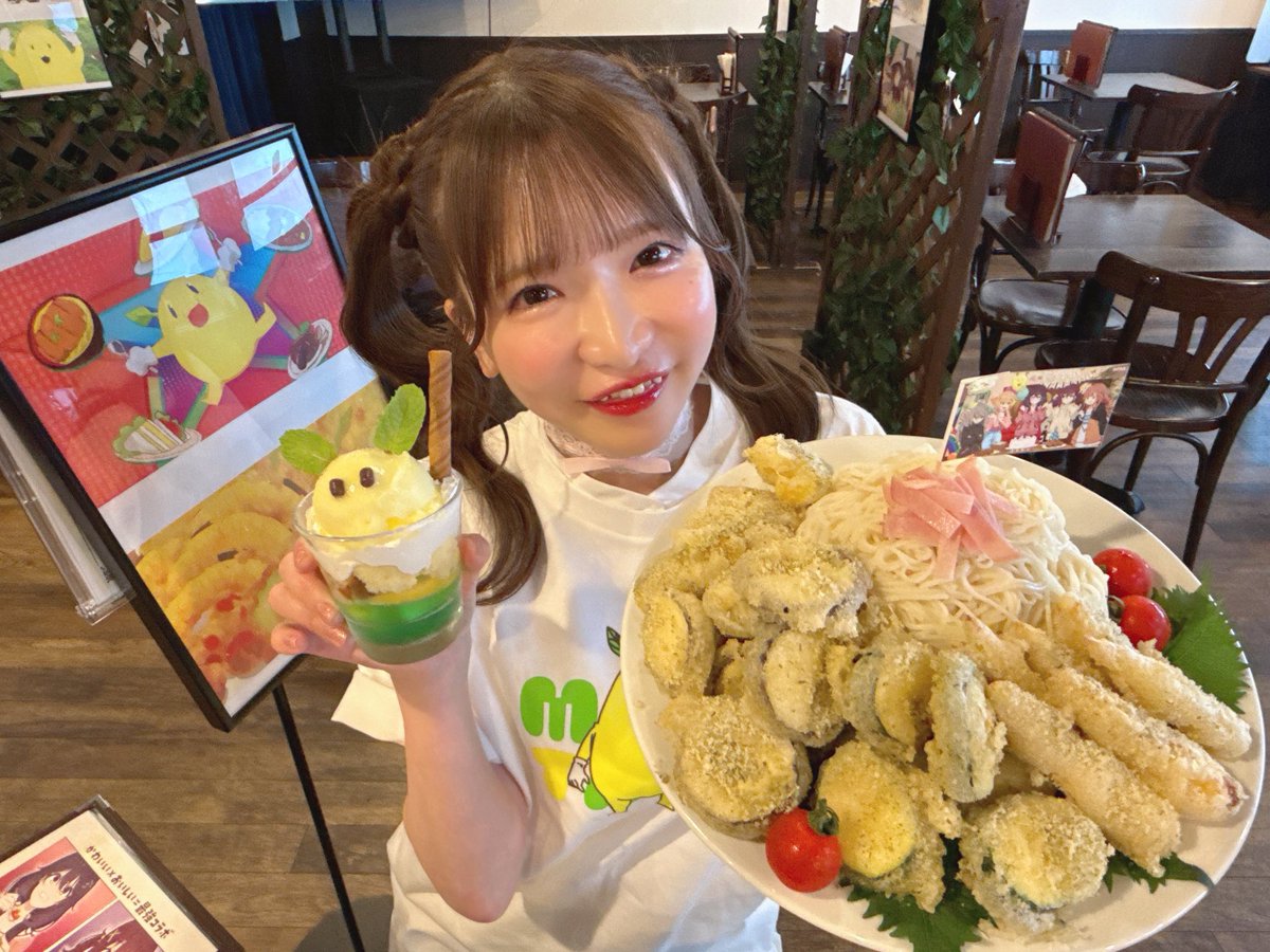 moeazukitty's tweet image. 本日からのコラボカフェいってきたよー！
#ひびめし
#キュアメイドカフェ