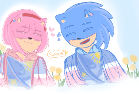Mah_heartt's tweet photo. Sonamy Week 2025
Day 1 : Adventure (β ββ β’β α΄β β’β ββ )β β§β *β γ
They're on a summer adventure, enjoying the beautiful field of dandelions~ πΌβ¨π
#SonicTheHedgehog #AmyRose
#SonAmy #Softies
#SonAmyWeek2025 https://t.co/wNgxJjVx2e