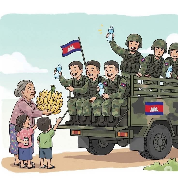 terry_pheaa's tweet photo. “They protect, We support”. To our KHMER soldiers, your sacrifices means a lot to us and our country. Bring the victory and come back home safe 💪🏻🇰🇭
#ថៃជាអ្នកផ្តើមសង្គ្រាម
#ThailandStartedTheWar
#ไทยเป็นผู้เริ่มสงคราม
#JusticeForCambodia
#cambodianeedpeace https://t.co/E5F8OjoEm6