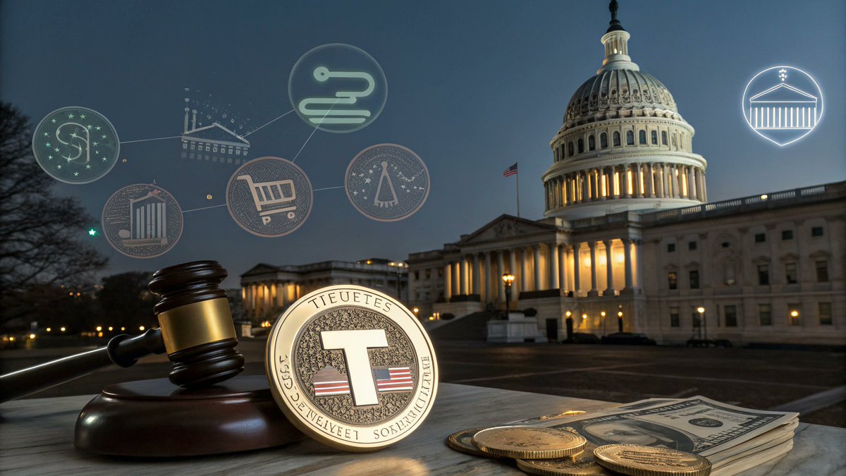 테더, GENIUS 법안 이후 미국 기관을 표적으로 삼다 🇺🇸 테더는 GENIUS 법안이 발효됨에 따라 기관 스테이블코인에 초점을  맞춘 새로운 미국 전략을 발표합니다. 🏛️ 기관 결제 및 은행 간 결제를 위한 인프라 구축을