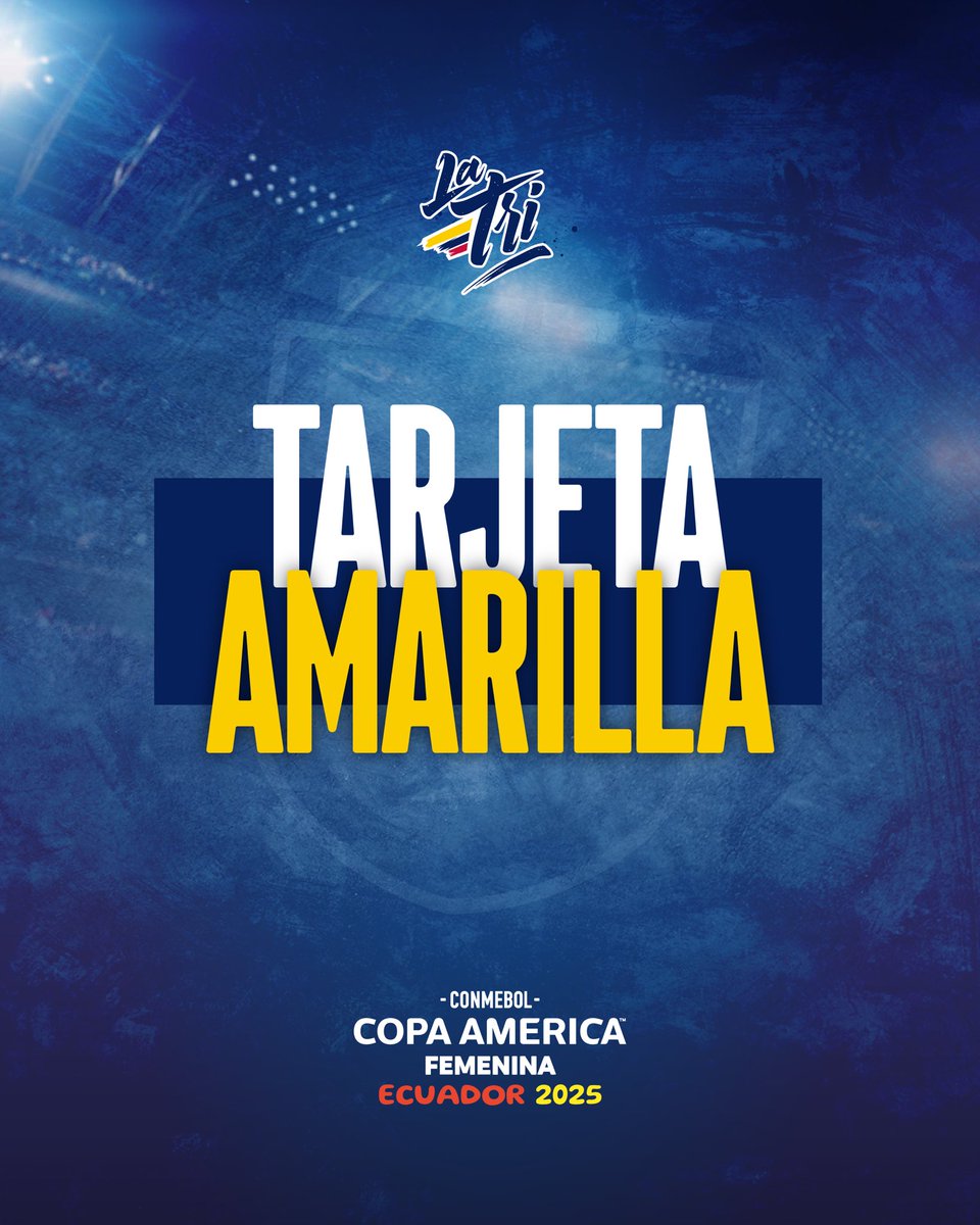 LaTri's tweet image. ⏱ 90+1' | 🇪🇨0️⃣-2️⃣🇦🇷| 🟨 Amarilla para Justin Cuadra y Joselyn Espinales
• #EcuadorArgentina • #CopaAméricaFEM •