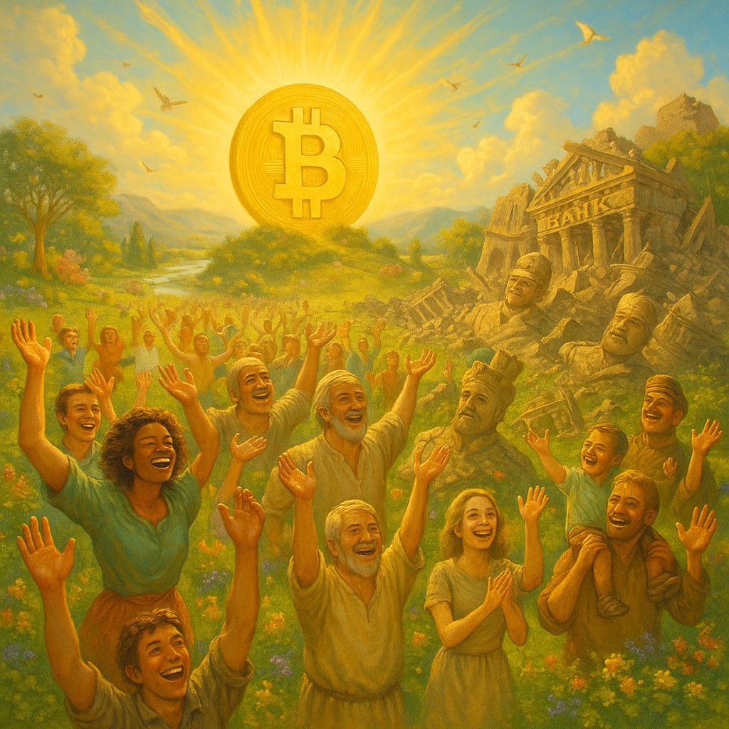 Scavacini777's tweet image. Once 75-90% of all humans alive are using Bitcoin,
That's it, game over.
No more wars,
No more tyrants,
No more violence,
Incentives alone will drive the free market, thus fixing the world. Wherever the government is bad, humans just sell everything, transfer to Btc & leave.