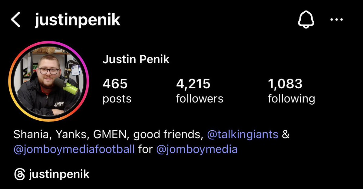 JustinPenik's tweet image. I’m trynna mess around and get to 5K followers on IG. I put some different stuff on there every once in a while. You may or may not regret it at some point
instagram.com/justinpenik?ig…