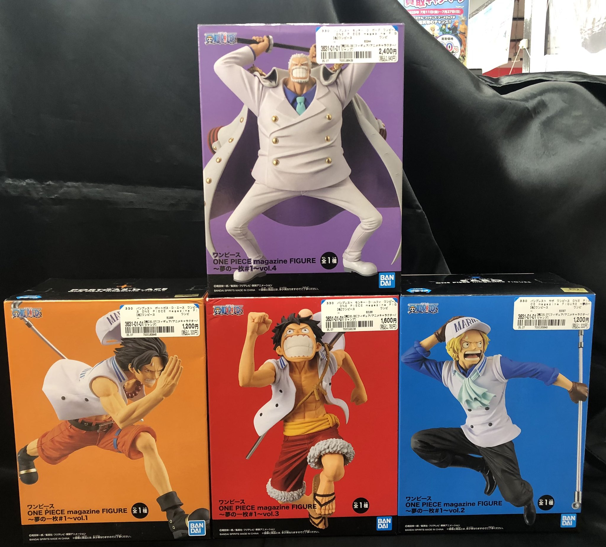 ONE PIECE ルフィ　サボ　ガープ　コビー　ミホークなど9個 ONE PIECE ルフィ サボ ガープ コビー ミホークなど9個-激安通販