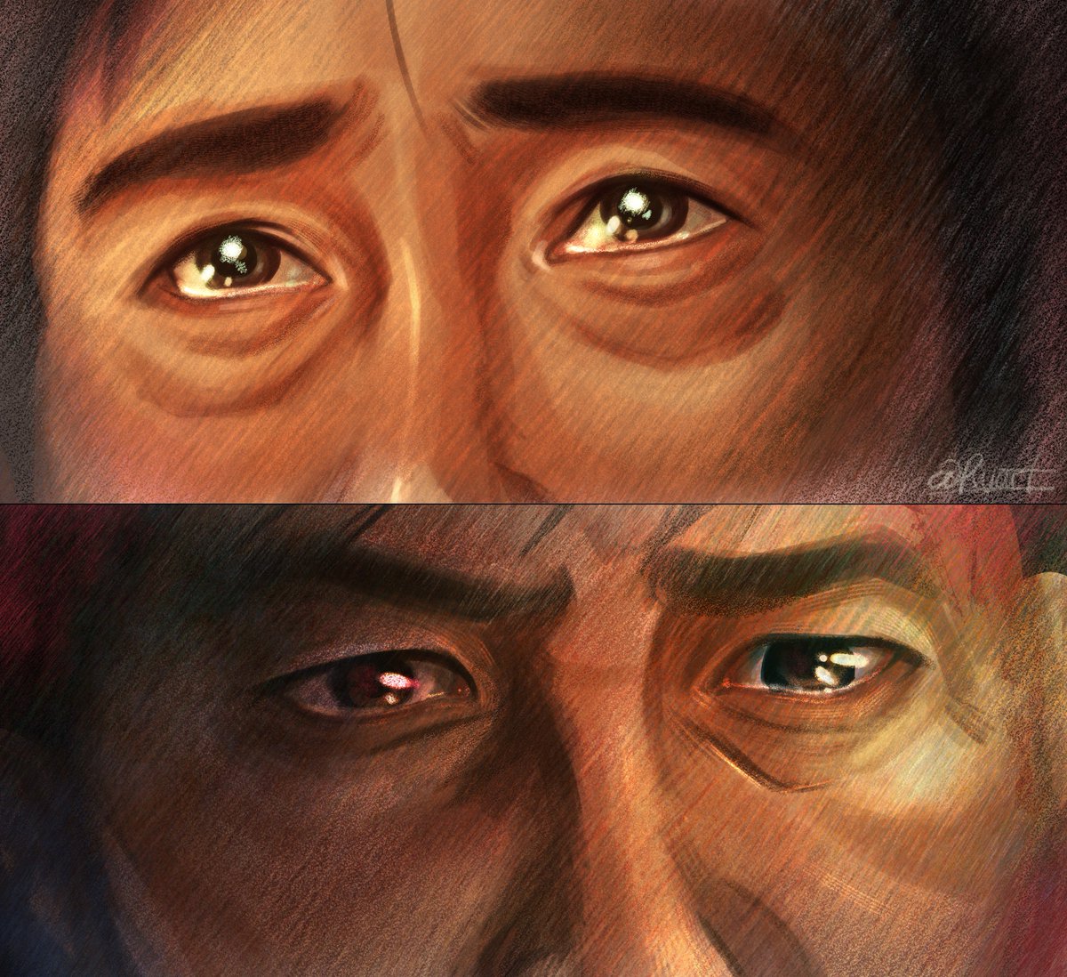 Ruart17's tweet image. Last look... (2/2)
💔
I wanted to capture that look of mercy and betrayal.
#inhun #inhunfanart #SquidGame #inhoxgihun