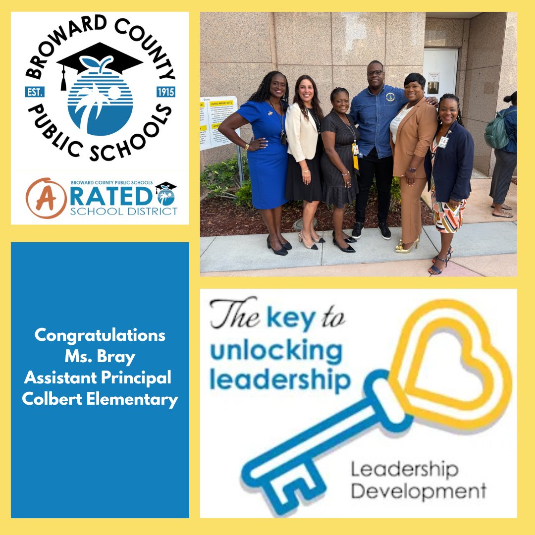 Late post, but it's never too late to celebrate.  Congratulations to Ms. Bray!!! <a href="/browardschools/">Broward Schools</a>