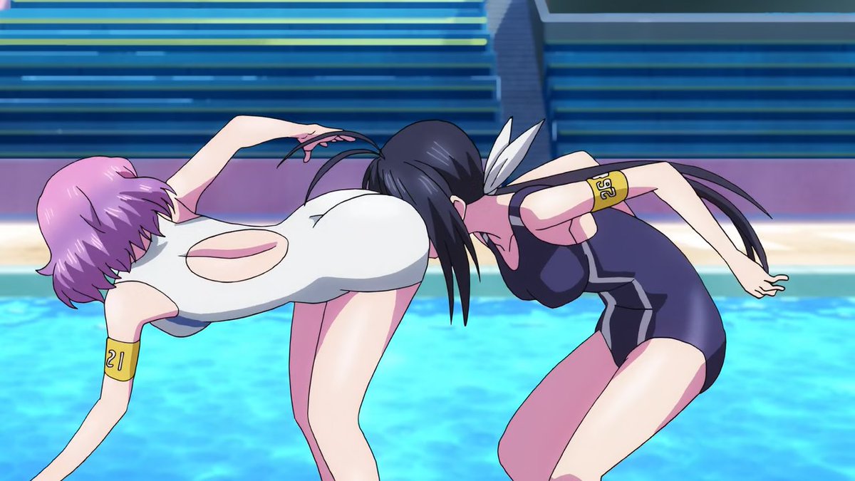 thelostsnail1's tweet image. Butt Friday begins. 馃崙
Let's start with some Keijo, to get us off on the right foot. Few shows are as devoted to backsides as this one. A real treasure for people like me.