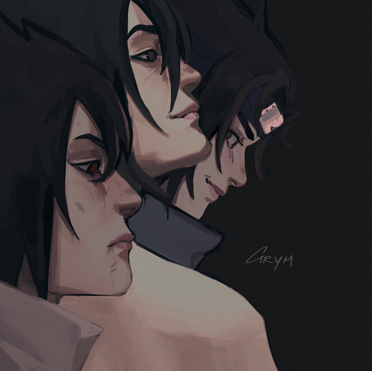 NOTGRYM's tweet image. hope it’s not too late for happy birthdays #SasukeWeek2025 #sasuke #NARUTO
