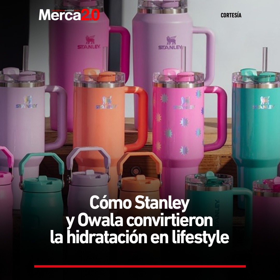 🔥 El mercado de botellas reutilizables está on fire y sigue creciendo. Aunque Stanley no es una marca nueva, su transformación reciente es digna de estudio. Owala, por su parte, ha crecido como una competencia directa.

#merca20 

Sigue leyendo zurl.co/KVlQm
