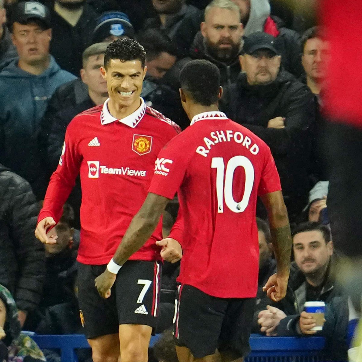 Utdsolid's tweet image. Cristiano Ronaldo                            
Marcus Rashford 

❤️🐐