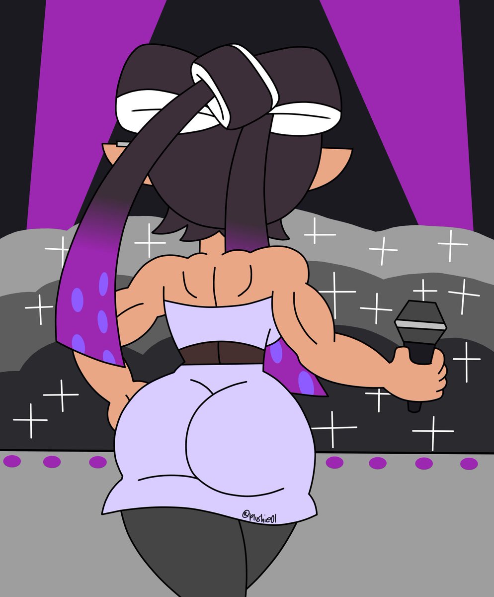 plushie01's tweet image. Summer Nights Callie holding all that Twitter