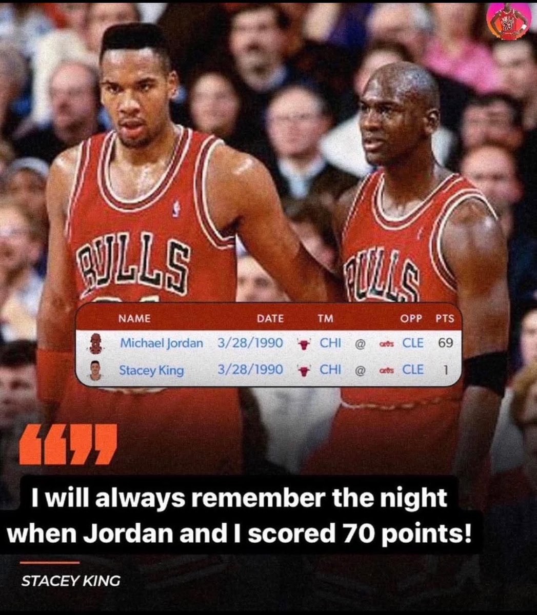 Legendary performance my MJ and <a href="/Stacey21King/">Stacey King</a>