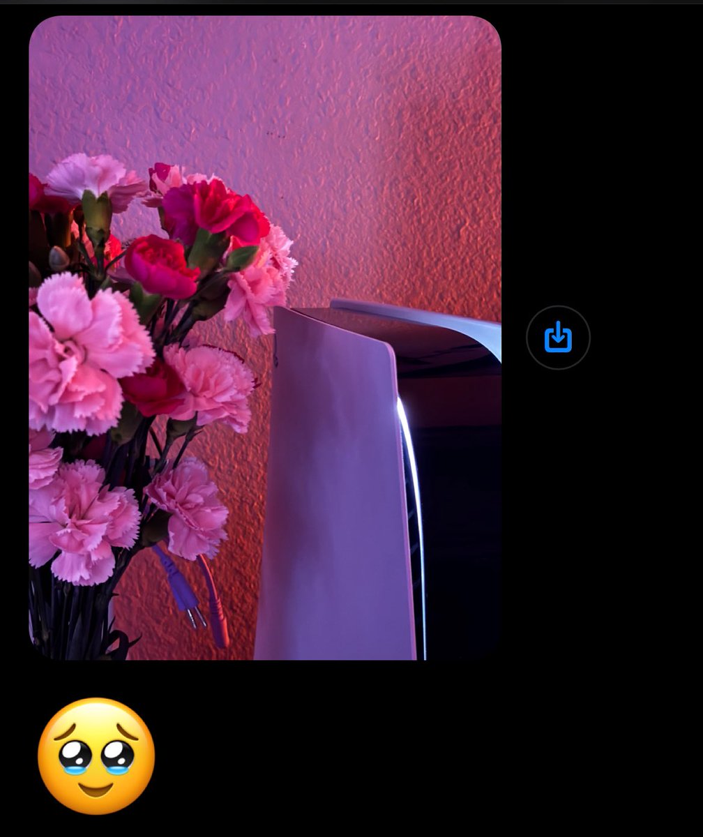zacdose's tweet image. bought my girl a ps5 and flowers and this is what she sends me 

why she kinda snap 😂