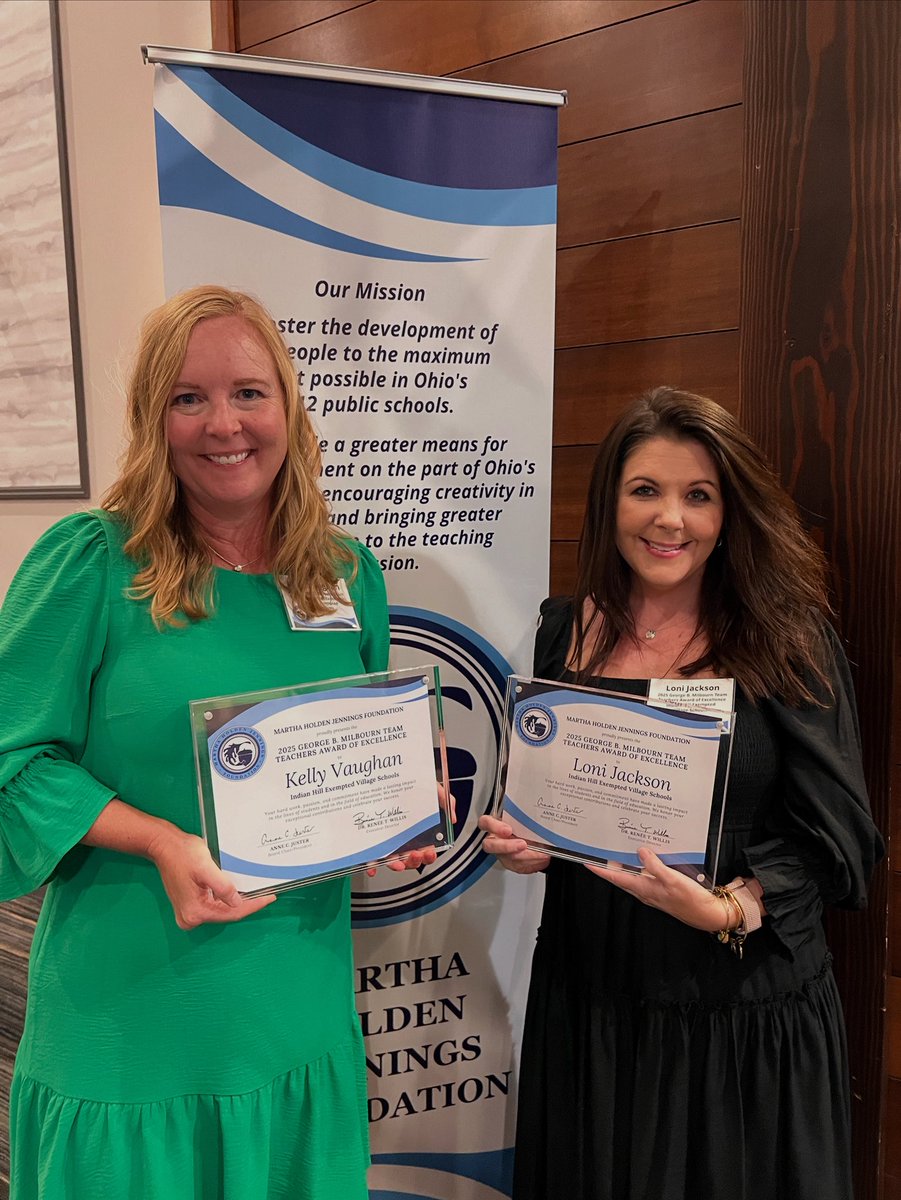 So proud of our amazing 4th grade educators who received the Martha Jennings Holden Team Teachers Award of Excellence! Mrs. Jackson &amp; Mrs. Vaughan were able to accept this award on behalf of their 4th Grade ELA/SS colleagues! Congratulations! <a href="/mrsjacksonihes/">Loni Jackson</a> #IHPromise