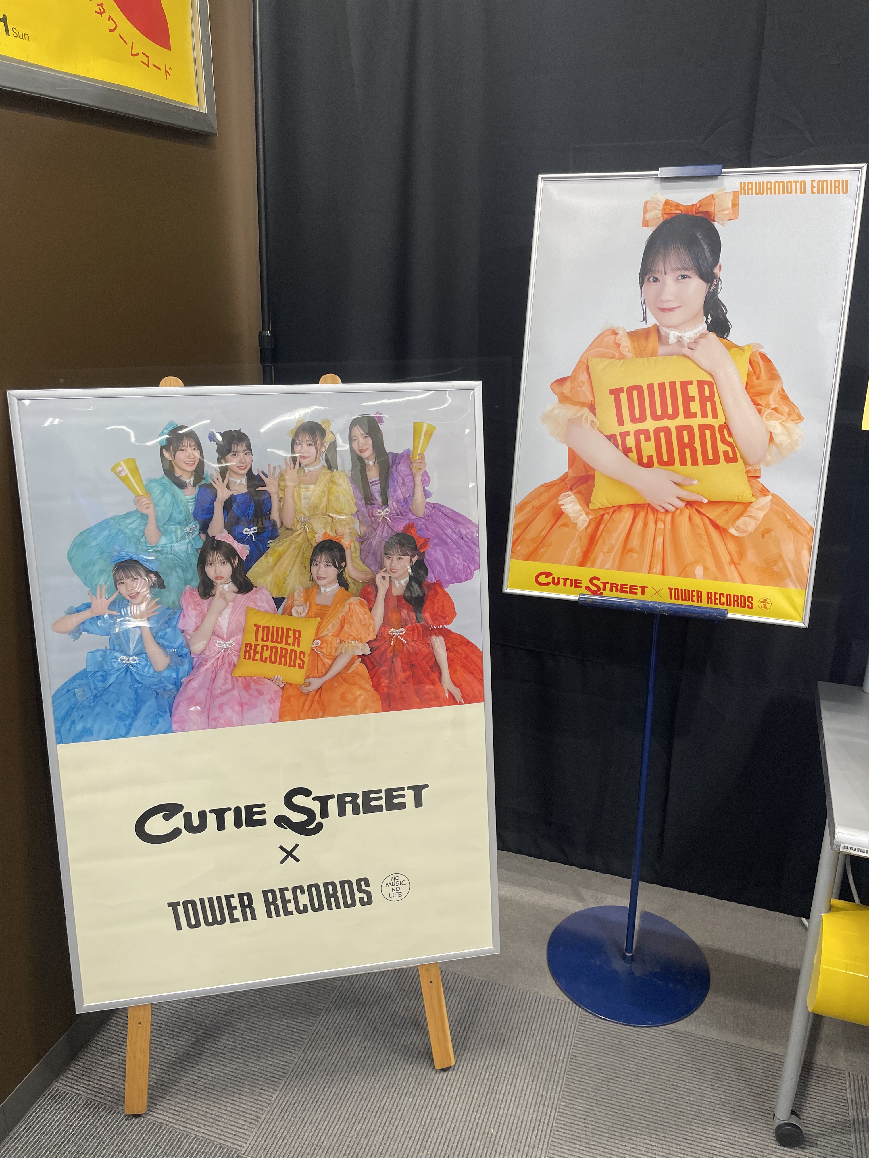 HO6LA タワーレコード 特典ポスター 川本笑瑠 きゅーすと