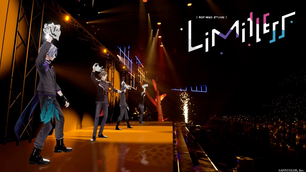 ROF_MAO's tweet image. 【#ROFMAO_2ndライブ 映像特別公開】
ROF-MAO 2nd LIVE「Limitless」にて披露した、
「AGATTA」の映像を公開しました🎥
youtu.be/VeKhwFmGZuk
現在、各種ネット配信視聴チケットも発売中✨
ご購入は8/3(日)まで!
dwango-ticket.jp/project/dOTLHL…
ぜひチェックしてくださいね😎
#ROFMAO #ろふまお