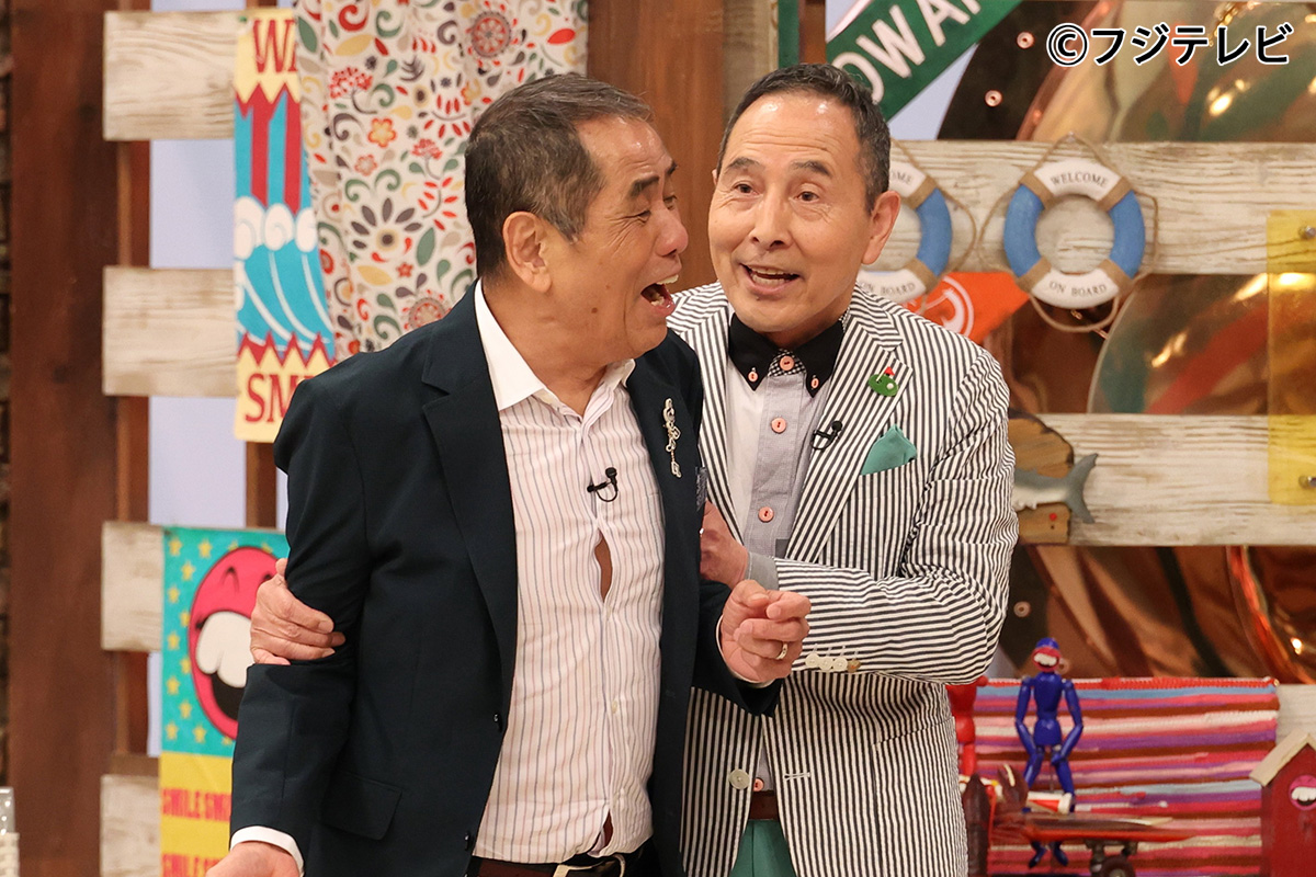 kantele's tweet image. 今夜11時10分は『さんまのお笑い向上委員会』📈💯
向上芸人に芸歴53年「関西の伝説」ザ・ぼんちが参戦🎊
🔸登場前からスタジオ爆笑⁉️
🔸日常生活が特殊すぎ💥おさむちゃん衝撃秘話
さらに「THE SECOND ~漫才トーナメント~2025」出場し共に戦ったマシンガンズ、はりけ~んずらが師匠らにもの申す⁉