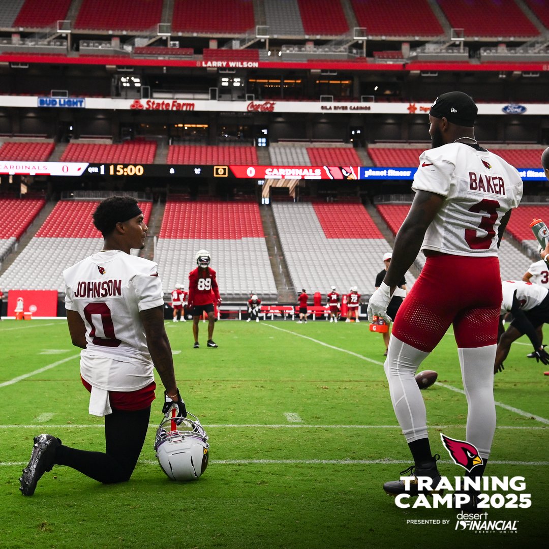 Arizona Cardinals (@azcardinals) on Twitter photo learning from the best 🤞 learning from the best 🤞