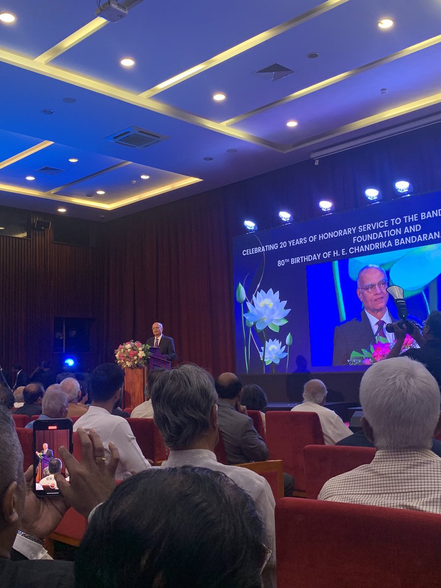 Chanch_SL's tweet image. Happy to be back to continue celebrations of CBK’s 80th birthday &amp;amp; decades of service esp. listening to a brill keynote from former Indian HC, Foreign Secretary &amp;amp; NSA Shivshankar Menon. 
colombotelegraph.com/index.php/cbk-…