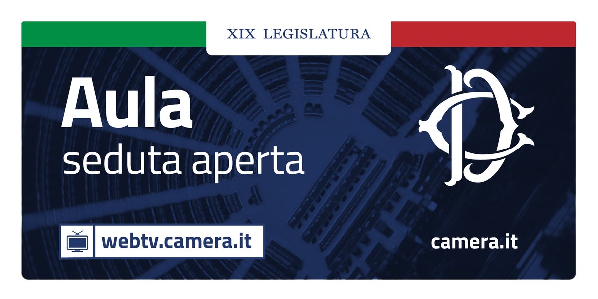 Montecitorio's tweet image. Seduta aperta. In Aula lo svolgimento di interpellanze urgenti.
Ordine del giorno: bit.ly/OdG250725
Segui la diretta: bit.ly/Aula250725
#OpenCamera