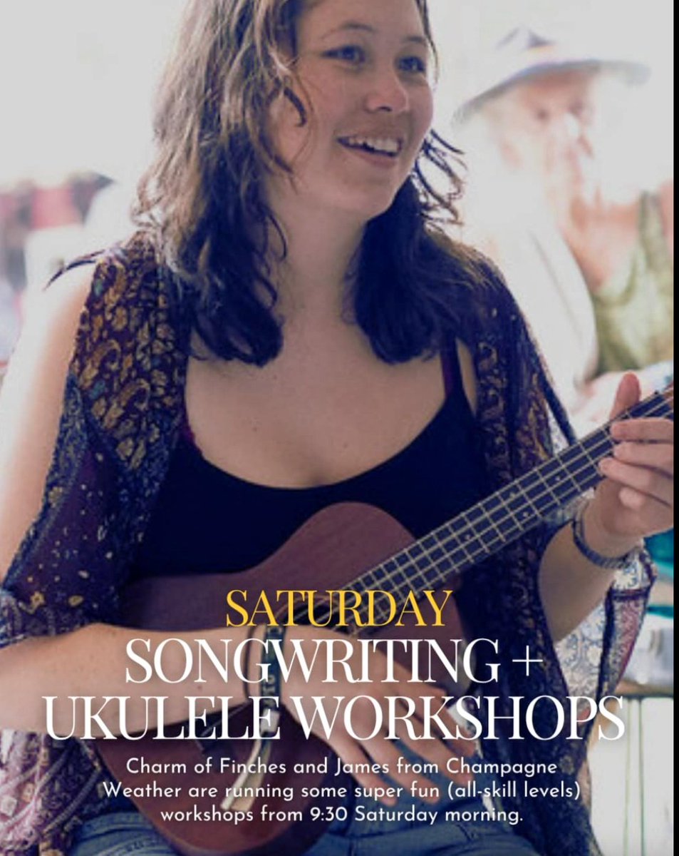 ThePlanting's tweet photo. Super special Weekend coming up with @CharmofFinchesband  &amp; @ChmpgneWthr playing , morning workshops Saturday, into our weekend activities with Trad School afternoons, Folk Club night party &amp; the Sunday morning Huggers.
https://t.co/KojMZijMRh
https://t.co/o9QmLHcvvg #woodfordia https://t.co/PNcjrMOKmB
