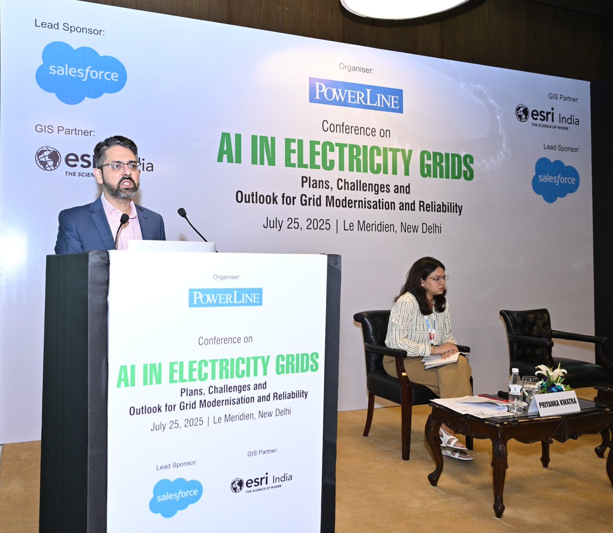 Powerline_Mag's tweet image. We thank Aditya Sharma, Head of Solution Engineering – Manufacturing &amp;amp; Energy, @salesforce, for his excellent presentation on “CRM for Energy Utilities” at our conference on AI in Electricity Grids.

#AIinPower #SmartGridIndia #EnergyTransition #AIforUtilities
