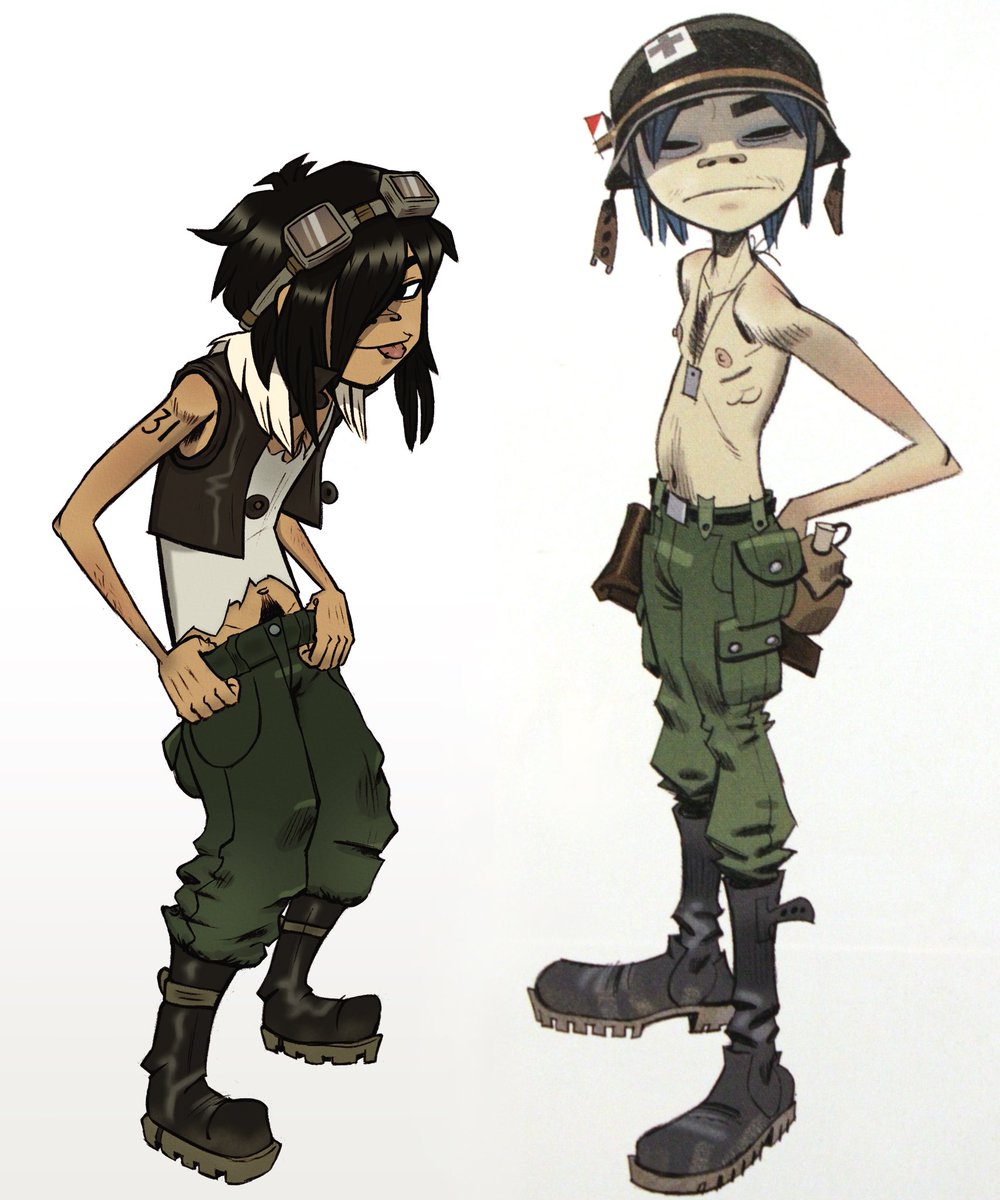 flytraplian's tweet image. first post on here tehe ,, i think this is my most recognisable piece? i dunno i'll let yall decide hii
#gorillaz #gorillazoc #insert
