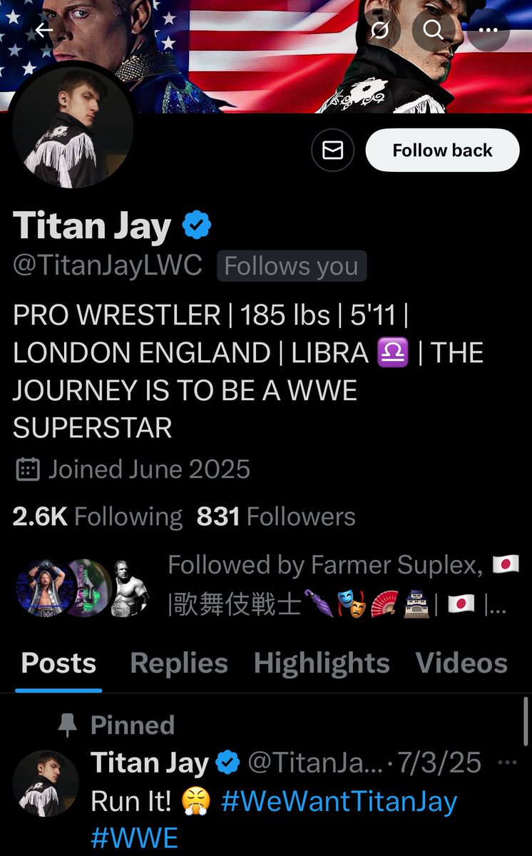 Do I follow this fan of my guys?