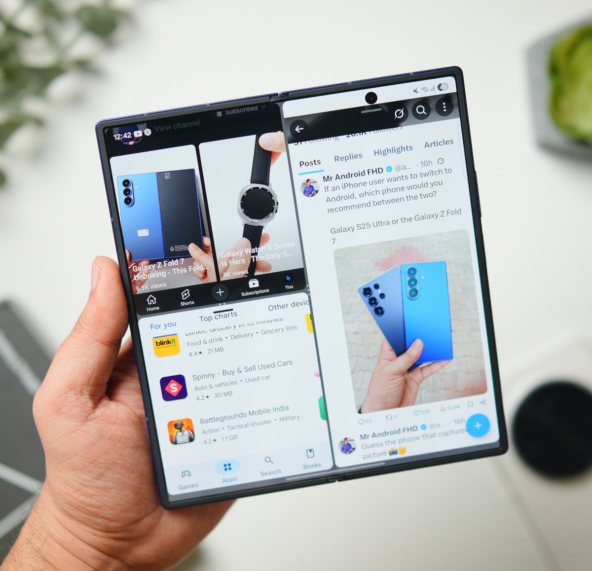 android_fhd's tweet image. What's still stopping you from switching to a foldable 😏