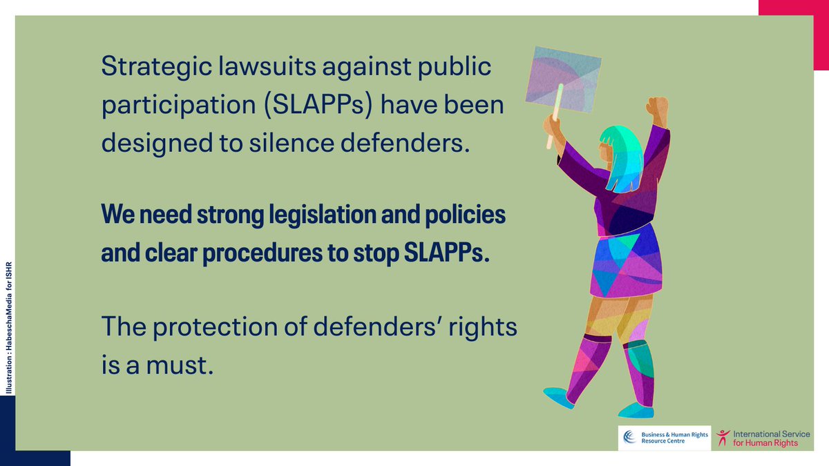 ISHRglobal's tweet image. How can States and companies better protect human rights defenders' work? 🧐 Check out some of the key actions from our latest report with @BHRRC: 'Business frameworks and actions to support human rights defenders.'
╰┈➤ Download our retrospective to learn more:…