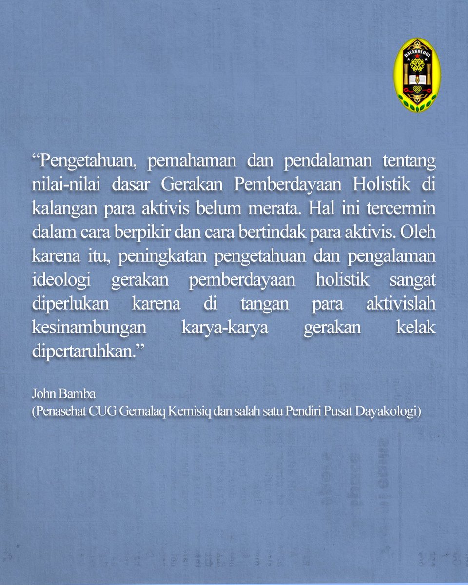 Tanjung, Jelai Hulu, KR – Hadir 118 Aktivis menolak lupa!

Baca selengkapnya:
kalimantanreview.com/menolak-lupa-c…

#dayakologi #pusatdayakologi #kalimantanreview