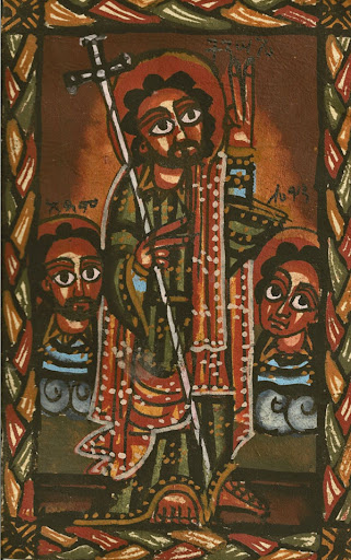 fractalcounty's tweet image. i've always loved Ethiopian Orthodox artwork and the way they draw eyes, i don't know how to explain it but it exudes so much soul