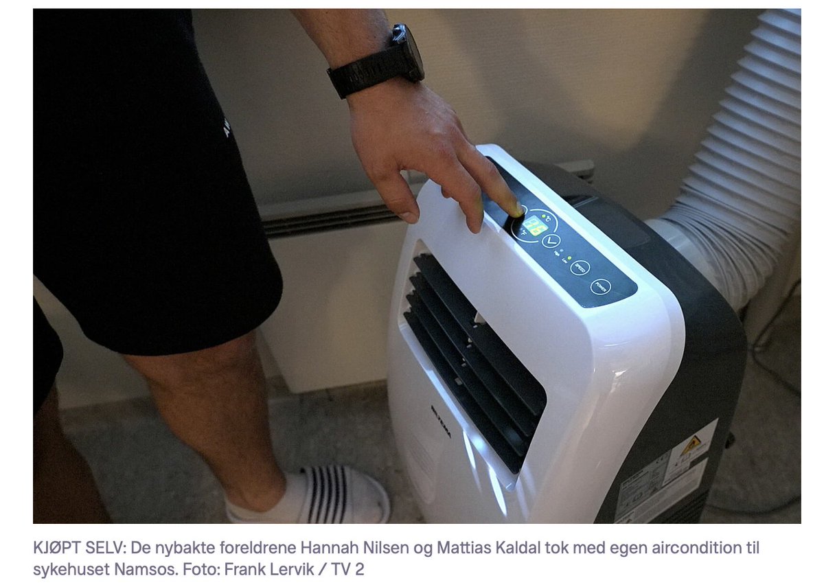 «Verdens beste helsevesen!» –– der folk må ta med sin egen AC til sykehuset. Slik er Norge blitt. Råtner på rot, alt forfaller, skattebetalerne flås, mens etablissementet og EUs stattholdere på Storting og i regjering flyr kloden rundt i privatjet og skal redde både klima og