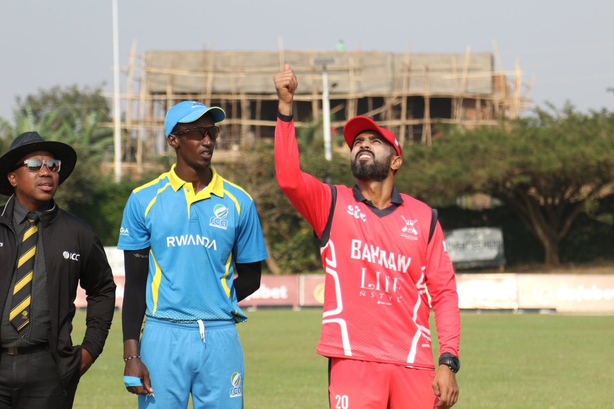 RwandaCricket's tweet image. #Matchday6
Rwanda won the toss and chose to bowl first in the morning clash against Bahrain at Gahanga Main Oval.
#TriNationsSeries2025
@bahraincricket
@Rwanda_Sports
@stevoem
@SrinathVardhine
@CharlesHaba