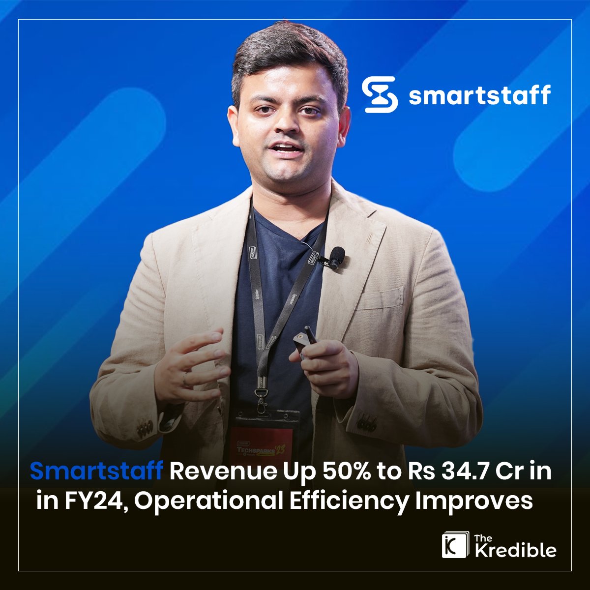 TheKredible's tweet image. Bengaluru-based @getsmartstaff saw its revenue rise to Rs 34.7 crore in FY24, up from Rs 23 crore in FY23, marking a 50% year-on-year growth.
Read more at: thekredible.com/blogs/smartstaโฆ