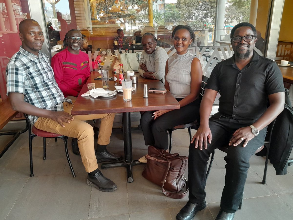 aomenya's tweet image. Mentors, Dr. Kebenei, Arch. Mwango, Arch Manguro, and I, seeing off our student of Architecture @KenyattaUni, Eunice Mwaka, as she travels to start her postgraduate training at the prestigious Yale University in USA.