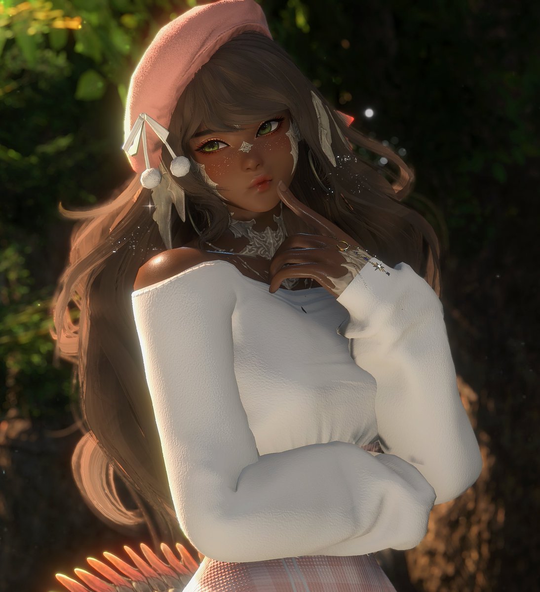 ffxiv_peachy's tweet image. the thinkerrrrrrrrr